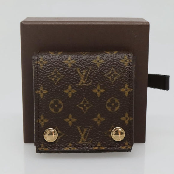 LOUIS VUITTON Monogram Jewelry Case Jewelry Box LV Auth 117703