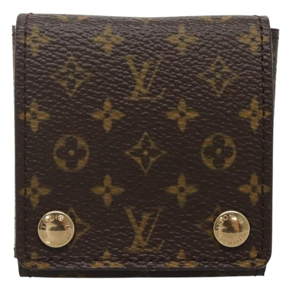 LOUIS VUITTON Monogram Jewelry Case Jewelry Box LV Auth 117703