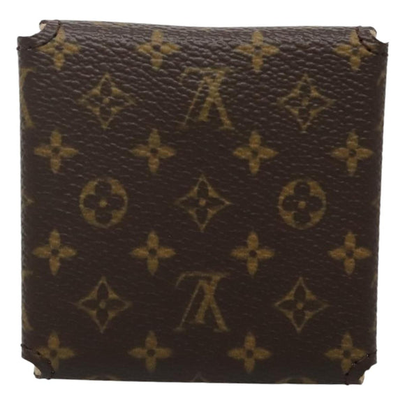 LOUIS VUITTON Monogram Jewelry Case Jewelry Box LV Auth 117703