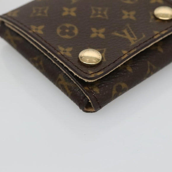 LOUIS VUITTON Monogram Jewelry Case Jewelry Box LV Auth 117703