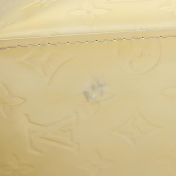 LOUIS VUITTON Monogram Vernis Reade PM Hand Bag Perle M91336 LV Auth 117705