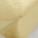 LOUIS VUITTON Monogram Vernis Reade PM Hand Bag Perle M91336 LV Auth 117705-10
