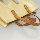 LOUIS VUITTON Monogram Vernis Reade PM Hand Bag Perle M91336 LV Auth 117705-7