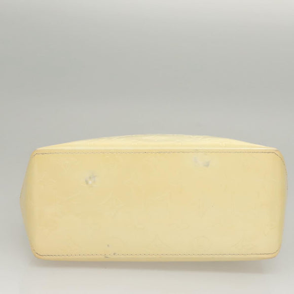 LOUIS VUITTON Monogram Vernis Reade PM Hand Bag Perle M91336 LV Auth 117705