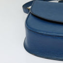 LOUIS VUITTON Epi Saint Cloud GM Shoulder Bag Toledo Blue M52195 LV Auth 117707-14