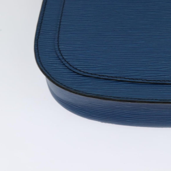 LOUIS VUITTON Epi Saint Cloud GM Shoulder Bag Toledo Blue M52195 LV Auth 117707