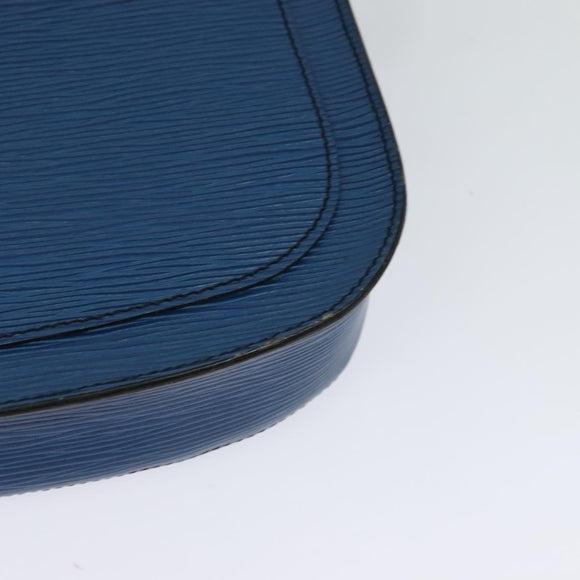 LOUIS VUITTON Epi Saint Cloud GM Shoulder Bag Toledo Blue M52195 LV Auth 117707