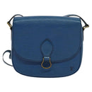 LOUIS VUITTON Epi Saint Cloud GM Shoulder Bag Toledo Blue M52195 LV Auth 117707-13