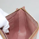 LOUIS VUITTON Vernis Pochette Accessoires Pouch Rose Velours M91575 Auth 117712-18
