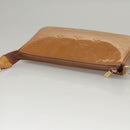 LOUIS VUITTON Vernis Pochette Accessoires Pouch Rose Velours M91575 Auth 117712-5