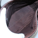 BURBERRY Nova Check Handtas Canvas Beige Bruin Auth 117714-12