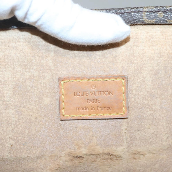 LOUIS VUITTON Monogram Sac Plat Hand Bag M51140 LV Auth 117717