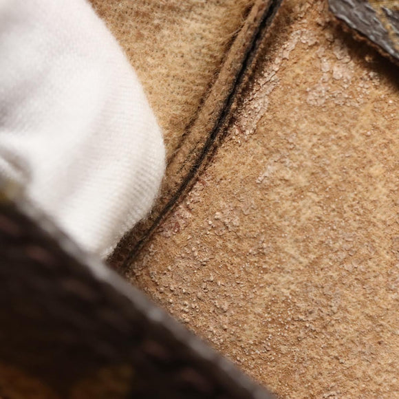 LOUIS VUITTON Monogram Sac Plat Hand Bag M51140 LV Auth 117717