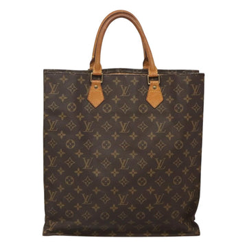 LOUIS VUITTON Monogram Sac Plat Hand Bag M51140 LV Auth 117717 - 0