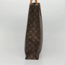 LOUIS VUITTON Monogram Sac Plat Hand Bag M51140 LV Auth 117717-4