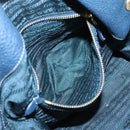 PRADA Shoulder Bag Nylon Blue Auth 117720-21