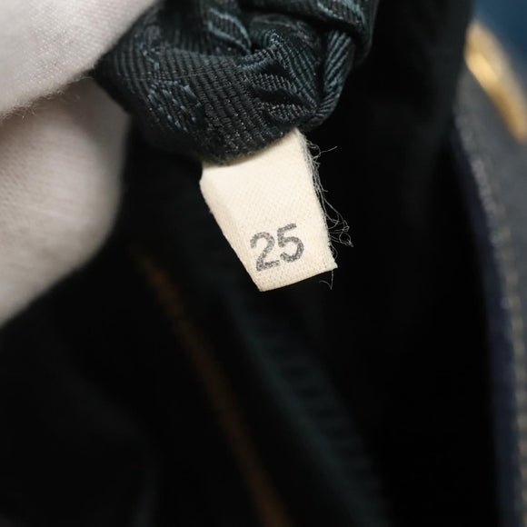 PRADA Shoulder Bag Nylon Blue Auth 117720