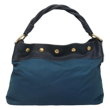 PRADA Shoulder Bag Nylon Blue Auth 117720 - 0