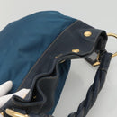 PRADA Shoulder Bag Nylon Blue Auth 117720-6
