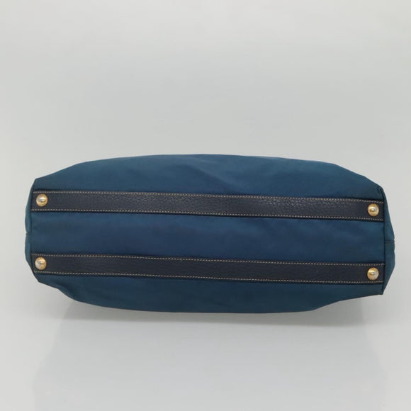 PRADA Shoulder Bag Nylon Blue Auth 117720