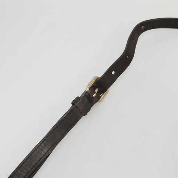 BURBERRY Nova Check Hand Bag PVC Leather 2way Beige Brown Auth 117724