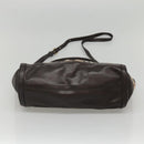 BURBERRY Nova Check Hand Bag PVC Leather 2way Beige Brown Auth 117724-5