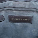 BURBERRY Nova Check Hand Bag PVC Leather 2way Beige Brown Auth 117724-19