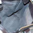 BURBERRY Nova Check Hand Bag PVC Leather 2way Beige Brown Auth 117724-20