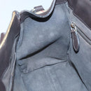 BURBERRY Nova Check Hand Bag PVC Leather 2way Beige Brown Auth 117724-21