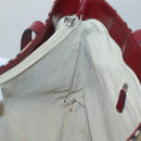 BURBERRY Nova Check Tote Bag PVC Beige Silver Auth 117740-20