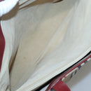 BURBERRY Nova Check Tote Bag PVC Beige Silver Auth 117740-22