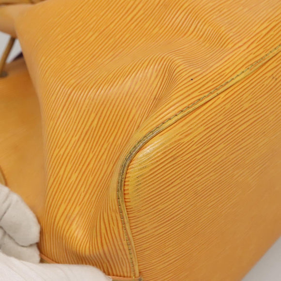 LOUIS VUITTON Epi Petit Noe Shoulder Bag Yellow M44109 LV Auth 117742