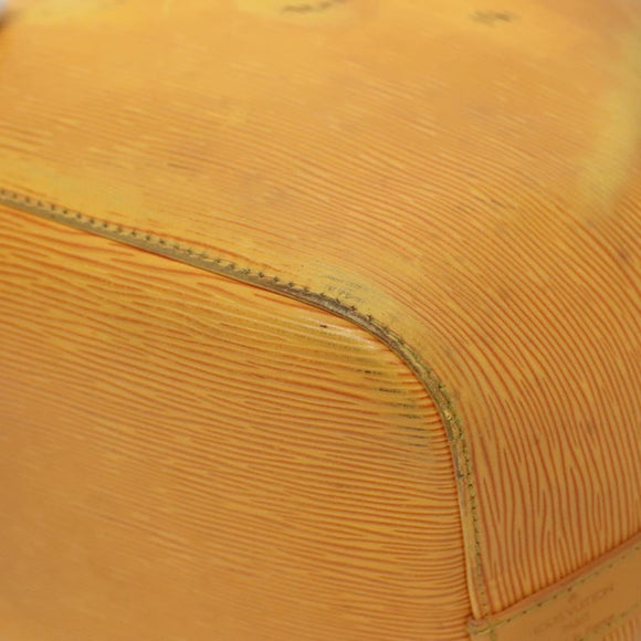 LOUIS VUITTON Epi Petit Noe Shoulder Bag Yellow M44109 LV Auth 117742