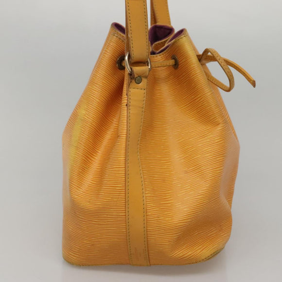 LOUIS VUITTON Epi Petit Noe Shoulder Bag Yellow M44109 LV Auth 117742