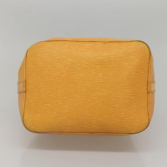 LOUIS VUITTON Epi Petit Noe Shoulder Bag Yellow M44109 LV Auth 117742
