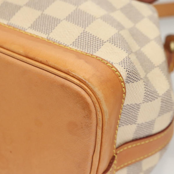 LOUIS VUITTON Damier Azur Noe BB Shoulder Bag N41220 LV Auth 117751