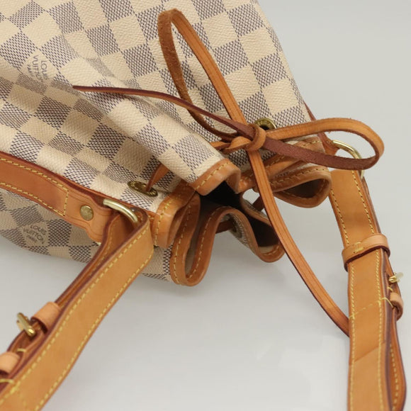 LOUIS VUITTON Damier Azur Noe BB Shoulder Bag N41220 LV Auth 117751