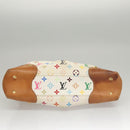 LOUIS VUITTON Monogram Multicolor Judy MM Hand Bag 2Way White M40255 Auth 117752-5