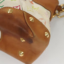 LOUIS VUITTON Monogram Multicolor Judy MM Hand Bag 2Way White M40255 Auth 117752-9