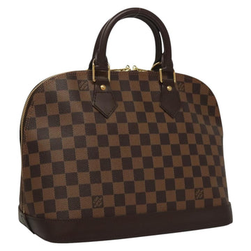 LOUIS VUITTON Damier Ebene Alma Hand Bag N51131 LV Auth 117754AM