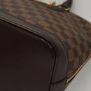 LOUIS VUITTON Damier Ebene Alma Hand Bag N51131 LV Auth 117754AM-14