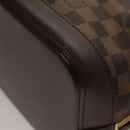 LOUIS VUITTON Damier Ebene Alma Hand Bag N51131 LV Auth 117754AM-16
