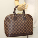 LOUIS VUITTON Damier Ebene Alma Hand Bag N51131 LV Auth 117754AM-22