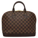 LOUIS VUITTON Damier Ebene Alma Hand Bag N51131 LV Auth 117754AM-2
