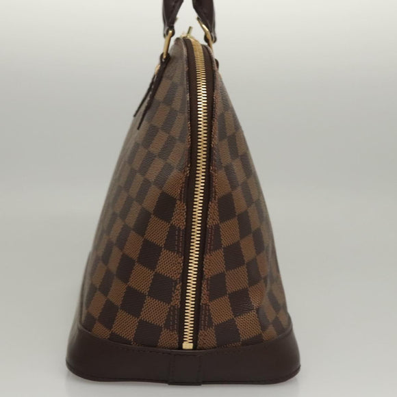 LOUIS VUITTON Damier Ebene Alma Hand Bag N51131 LV Auth 117754AM