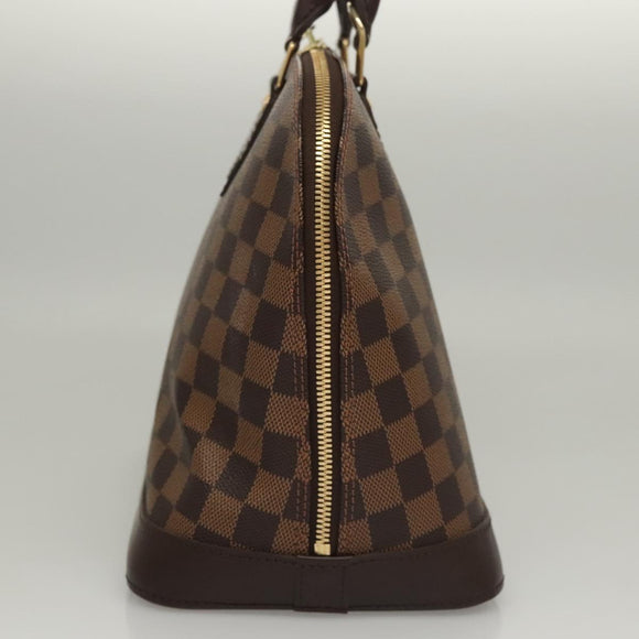 LOUIS VUITTON Damier Ebene Alma Hand Bag N51131 LV Auth 117754AM