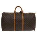 LOUIS VUITTON Monogram Keepall 60 Boston Bag M41422 LV Auth 117757-2