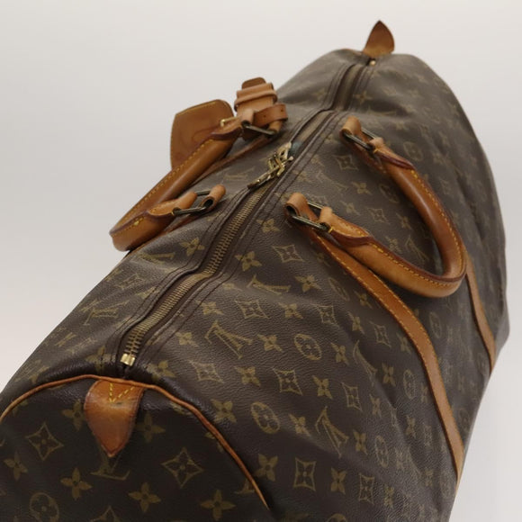 LOUIS VUITTON Monogram Keepall 60 Boston Bag M41422 LV Auth 117757