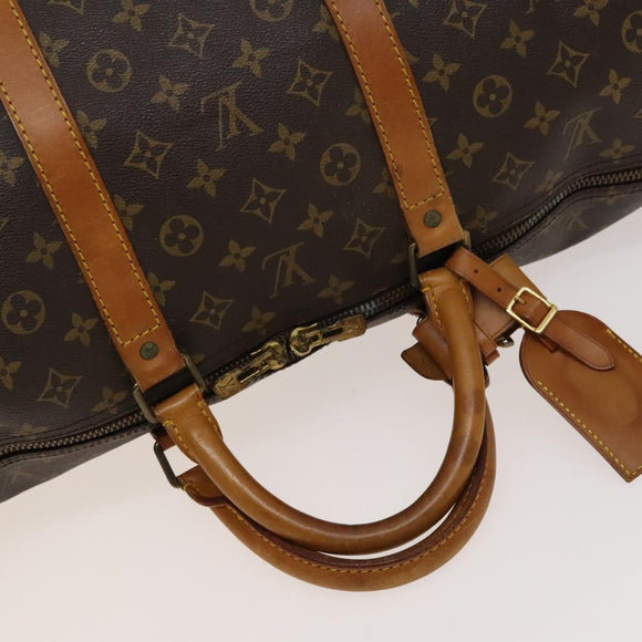 LOUIS VUITTON Monogram Keepall 60 Boston Bag M41422 LV Auth 117757