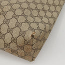 GUCCI GG Supreme Web Sherry Line Tote Bag PVC Beige Green Red Auth 117760-15